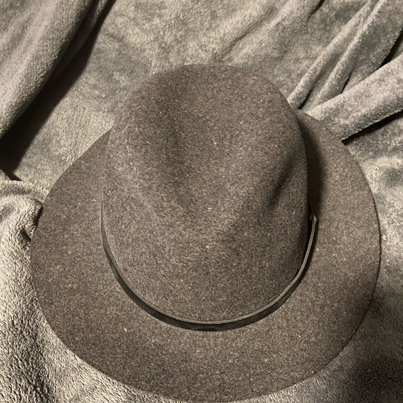 Rag & Bone Grey Felt Fedora Hat main image 4